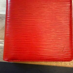 Red Epi Leather Bifold Wallet